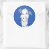 Sticker Rond Kamala Harris (Sac)
