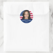 Sticker Rond Kamala Harris 2024 (Sac)