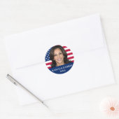 Sticker Rond Kamala Harris 2024 (Enveloppe)