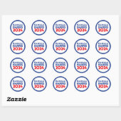 Sticker Rond Kamala Harris 2024 (Feuille)