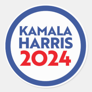 Sticker Rond Kamala Harris 2024