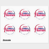 STICKER ROND KAMALA HARRIS 2024 (Feuille)