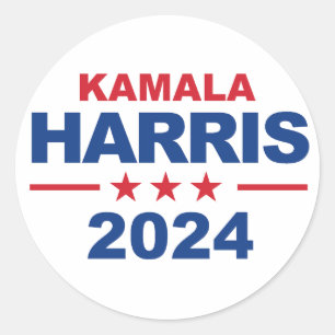 Sticker Rond Kamala Harris 2024