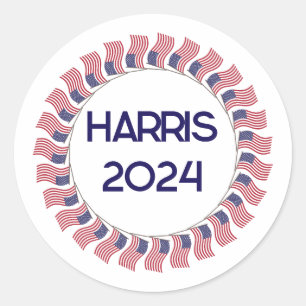 Sticker Rond Kamala Harris 2024