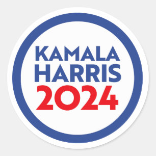 Sticker Rond Kamala Harris 2024