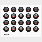 Sticker Rond Kamala Harris 2024 1 (Feuille)