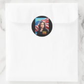 Sticker Rond Kamala Harris 2024 2 (Sac)