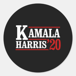 Sticker Rond Kamala Harris à la présidence en 2020 - blanc -