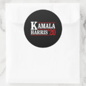 Sticker Rond Kamala Harris à la présidence en 2020 - blanc - (Sac)