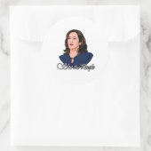 Sticker Rond KAMALA HARRIS - Elle Le Peuple (Sac)