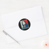 Sticker Rond Kamala Harris Je parle Citation Joe Biden 2020 (Enveloppe)