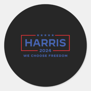 Sticker Rond Kamala Harris Pour La Liberté Électorale 2024