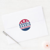 Sticker Rond Kamala Harris Pour Président 2024 Président (Enveloppe)