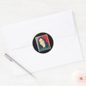 Sticker Rond Kamala Harris Pour Vice-Présidente 2020 (Enveloppe)