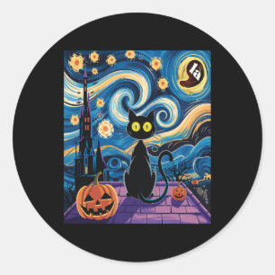 Sticker Rond Kamala Harris Shirt Harris Waltz 2024 Chat Hallowe