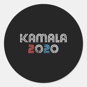 Sticker Rond Kamala Harris Vintage 2020