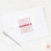 STICKER ROND KAMALA KAMALA KAMALA (Enveloppe)