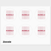 STICKER ROND KAMALA KAMALA KAMALA (Feuille)