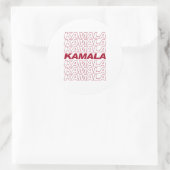 STICKER ROND KAMALA KAMALA KAMALA (Sac)