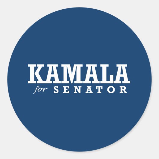 STICKER ROND KAMALA POUR LE SÉNATEUR (Devant)