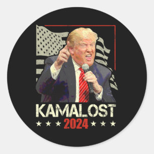 Sticker Rond Kamalost Kamala a perdu la victoire de Trump en 20