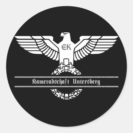 Sticker Rond Kameradschaft Untersberg (Devant)