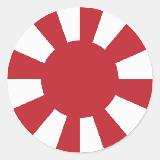 STICKER ROND KAMIKAZE (神 風) (Devant)