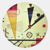 Sticker Rond Kandinsky - Merry Structure (Devant)