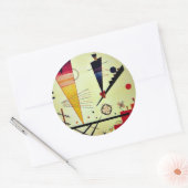 Sticker Rond Kandinsky - Merry Structure (Enveloppe)