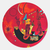 Sticker Rond Kandinsky - Mit und Gegen (Devant)