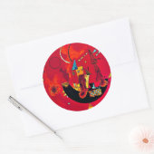 Sticker Rond Kandinsky - Mit und Gegen (Enveloppe)