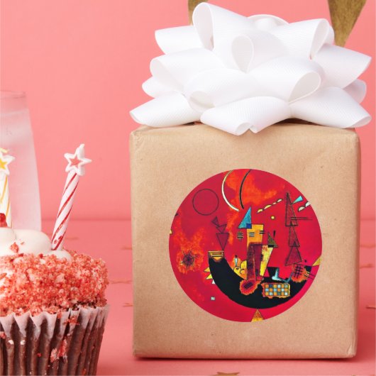 Sticker Rond Kandinsky - Mit und Gegen (Fête)