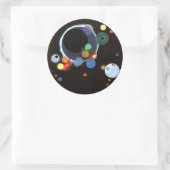 Sticker Rond Kandinsky - Plusieurs cercles (Sac)