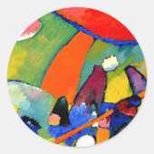 Sticker Rond Kandinsky - Scène Plage (Devant)