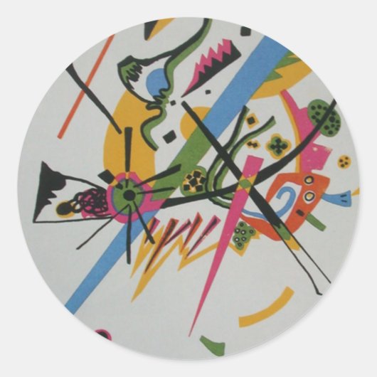 Sticker Rond Kandinsky Small Worlds (Devant)