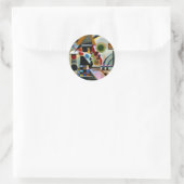 Sticker Rond Kandinsky - Swing (Sac)