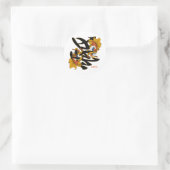 Sticker Rond Kanji Koi Fish Love (Sac)