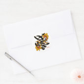 Sticker Rond Kanji Koi Fish Love (Enveloppe)
