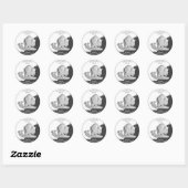 Sticker Rond Kansas (Feuille)
