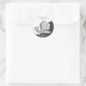 Sticker Rond Kansas (Sac)