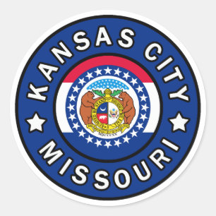 Sticker Rond Kansas City Missouri