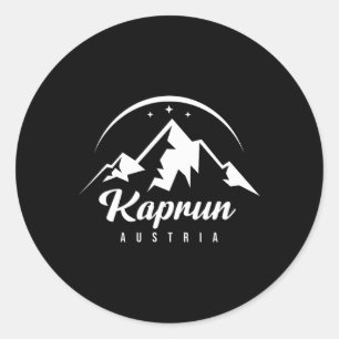 Sticker Rond Kaprun Austria Ski Resort Snowboard Souv