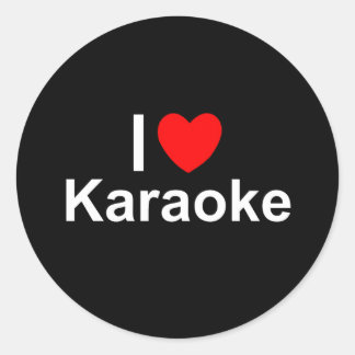 Sticker Rond Karaoke