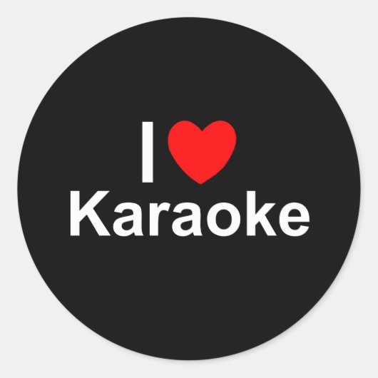 Sticker Rond Karaoke (Devant)