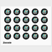 Sticker Rond Karaoke Squad pour un chanteur Karaoke (Feuille)
