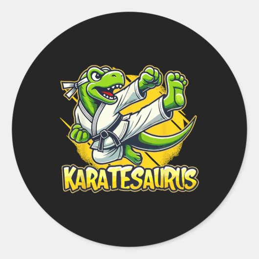 Sticker Rond Karaté (Devant)