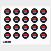 Sticker Rond Karaté2 (Feuille)