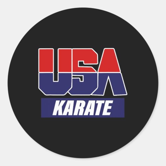 Sticker Rond Karaté2 (Devant)