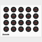Sticker Rond Karaté 3 (Feuille)