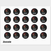 Sticker Rond Karate Définition Sport Mial (Feuille)
